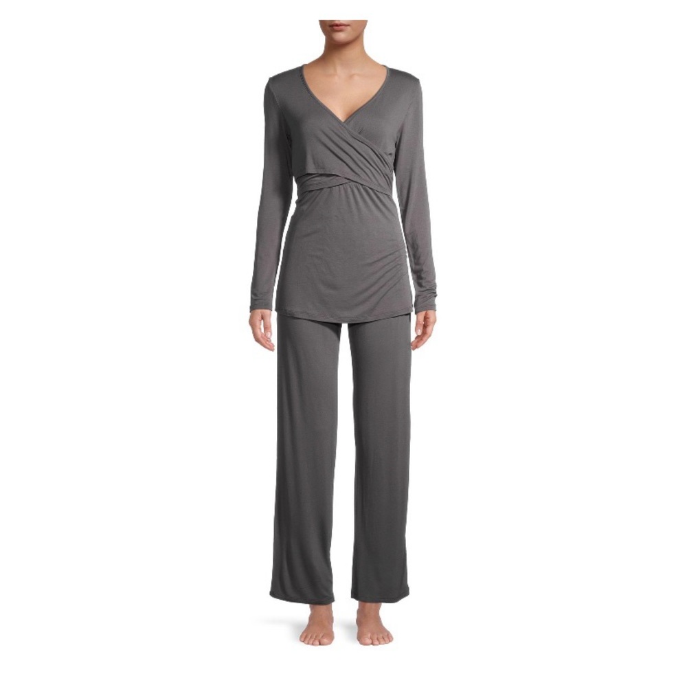 Maternity Nurture by Lamaze Long Sleeve Nursing Pant Set Sz S